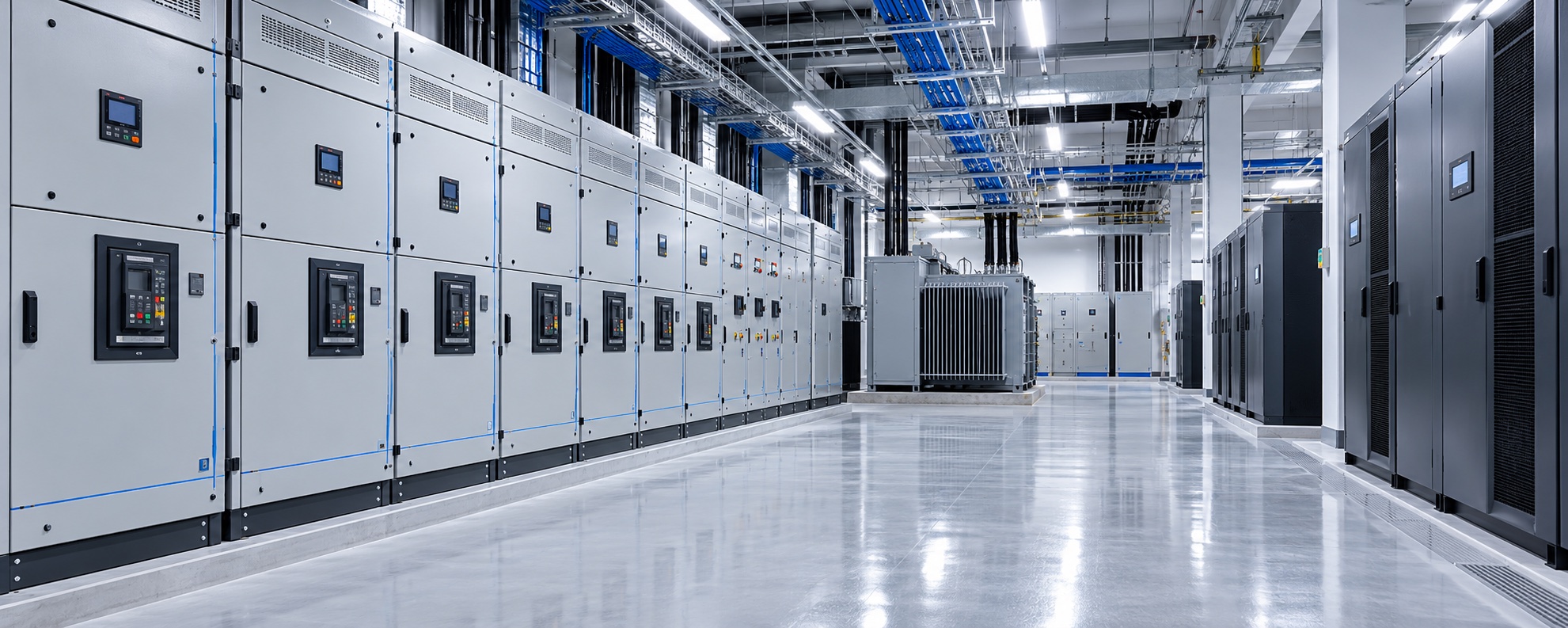 Illustrative electrical distribution room